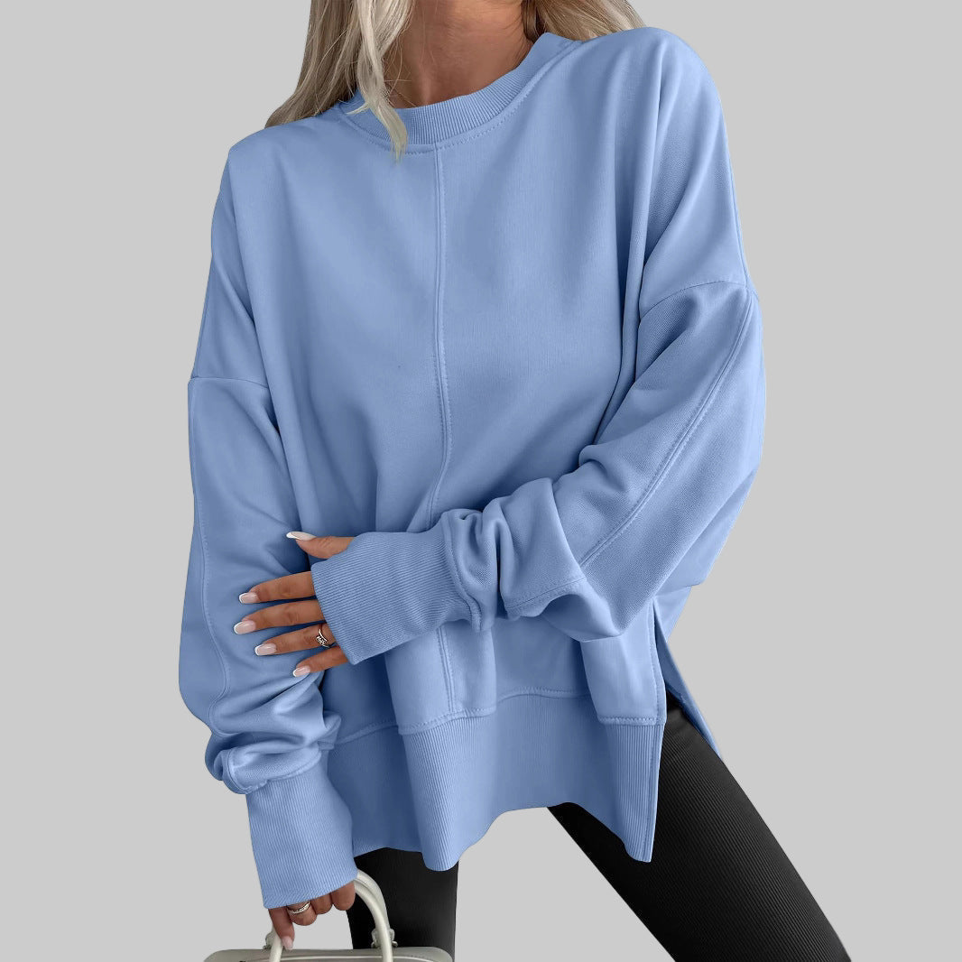 Mia™ | Oversized Long Sleeve Sweatshirt