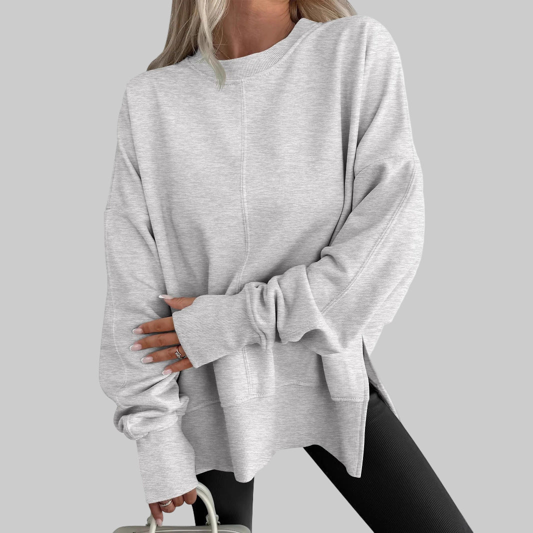 Mia™ | Oversized Long Sleeve Sweatshirt