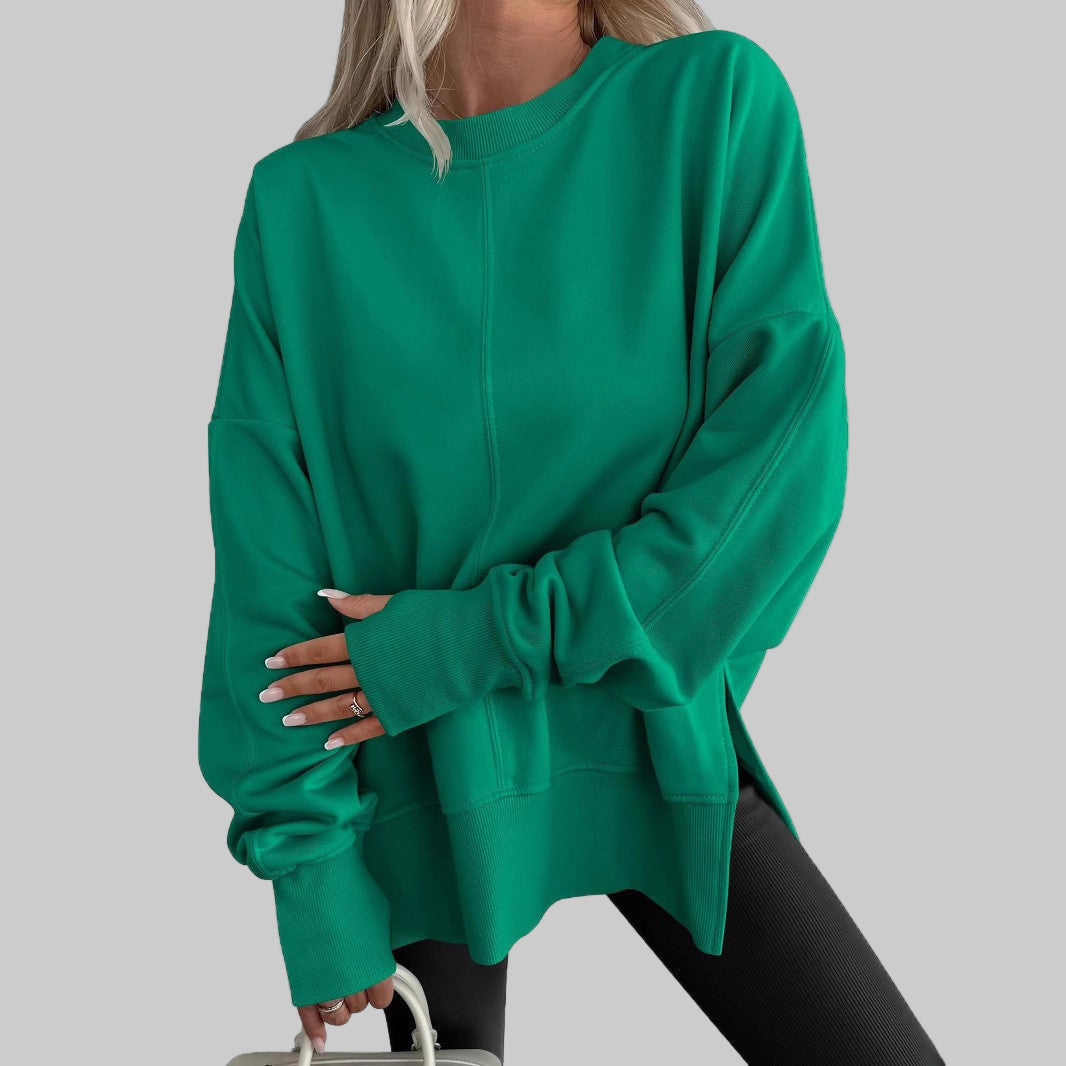 Mia™ | Oversized Long Sleeve Sweatshirt
