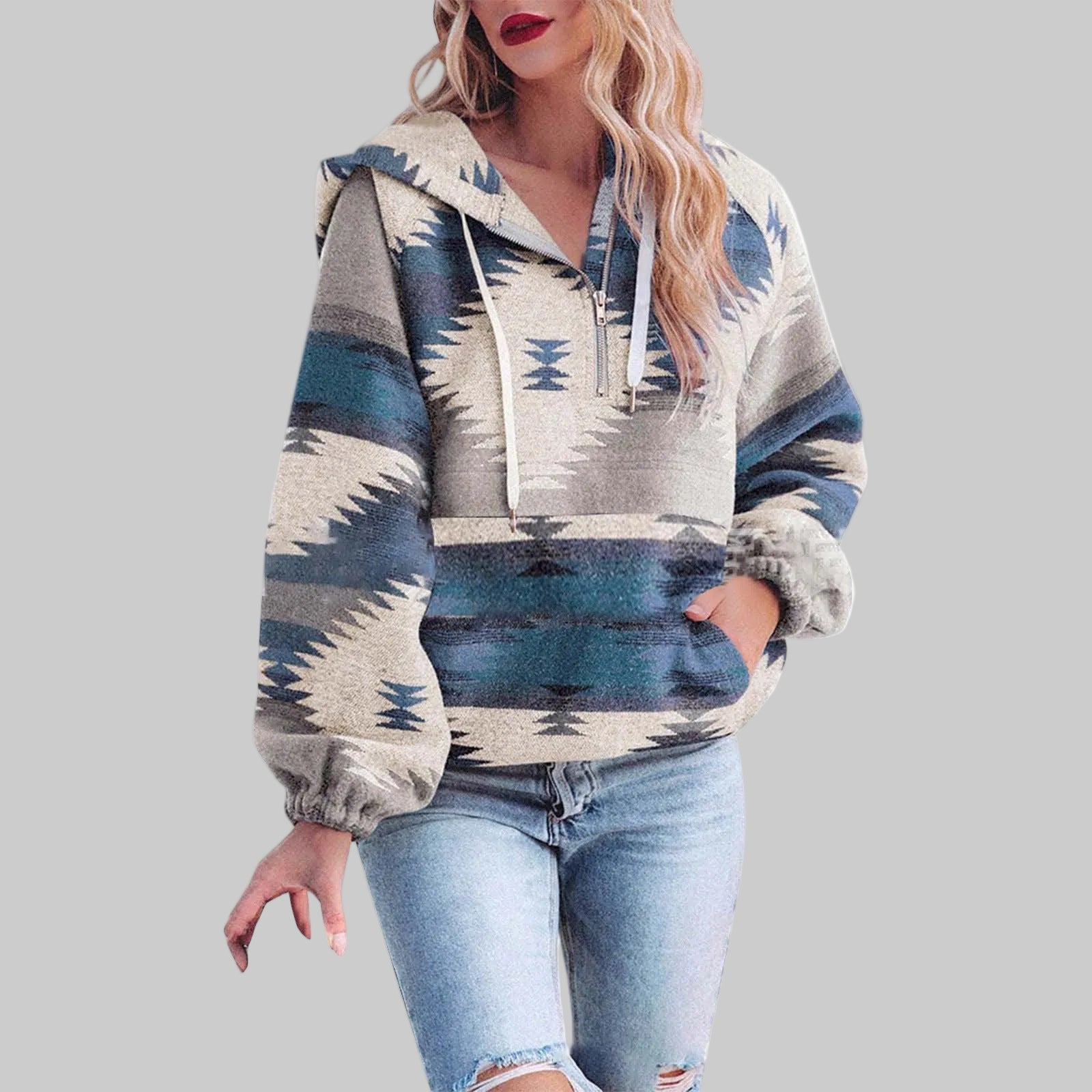 Isabella™ | Oversized Zip-Up Hoodie