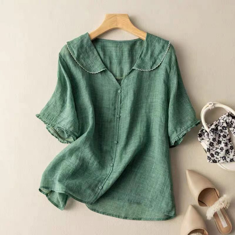 Julia™ | Linen Blouse