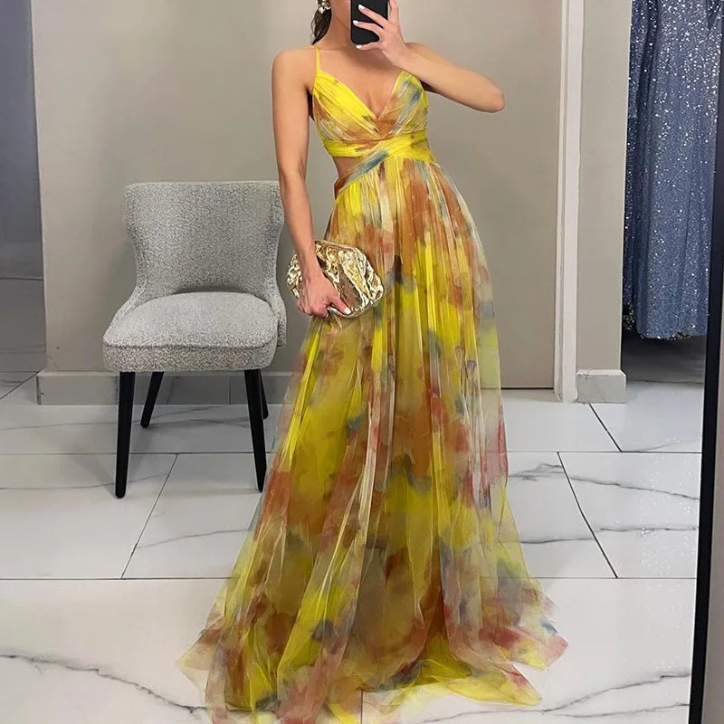 GISELLA - Stunning Floral Maxi Dress