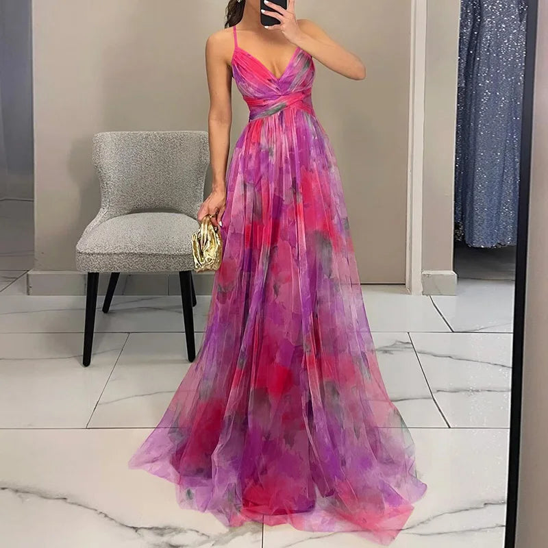 GISELLA - Stunning Floral Maxi Dress