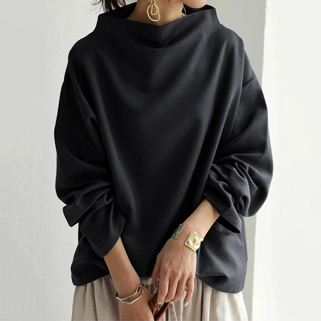 Victoria™ | High-Neck Casual Top
