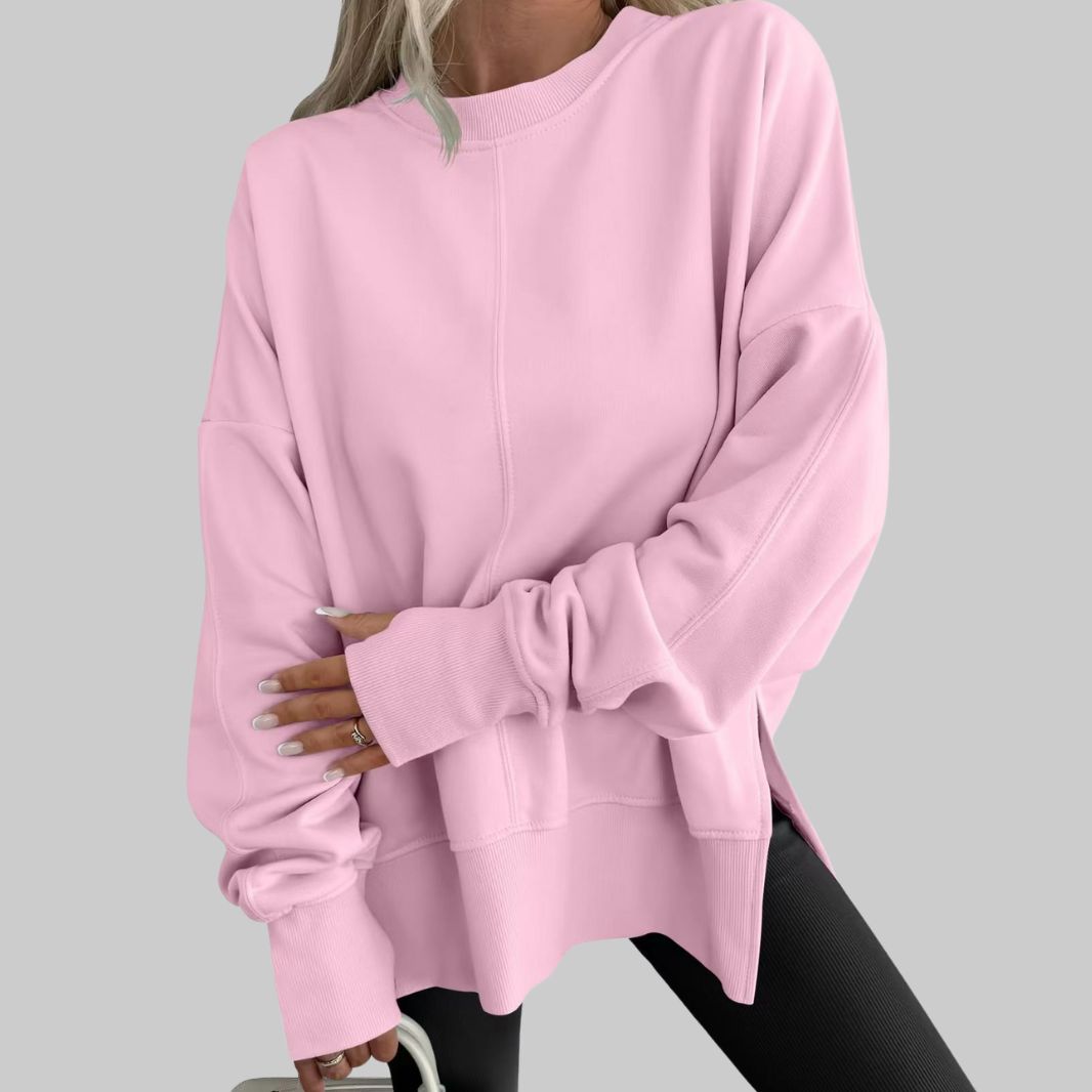 Mia™ | Oversized Long Sleeve Sweatshirt