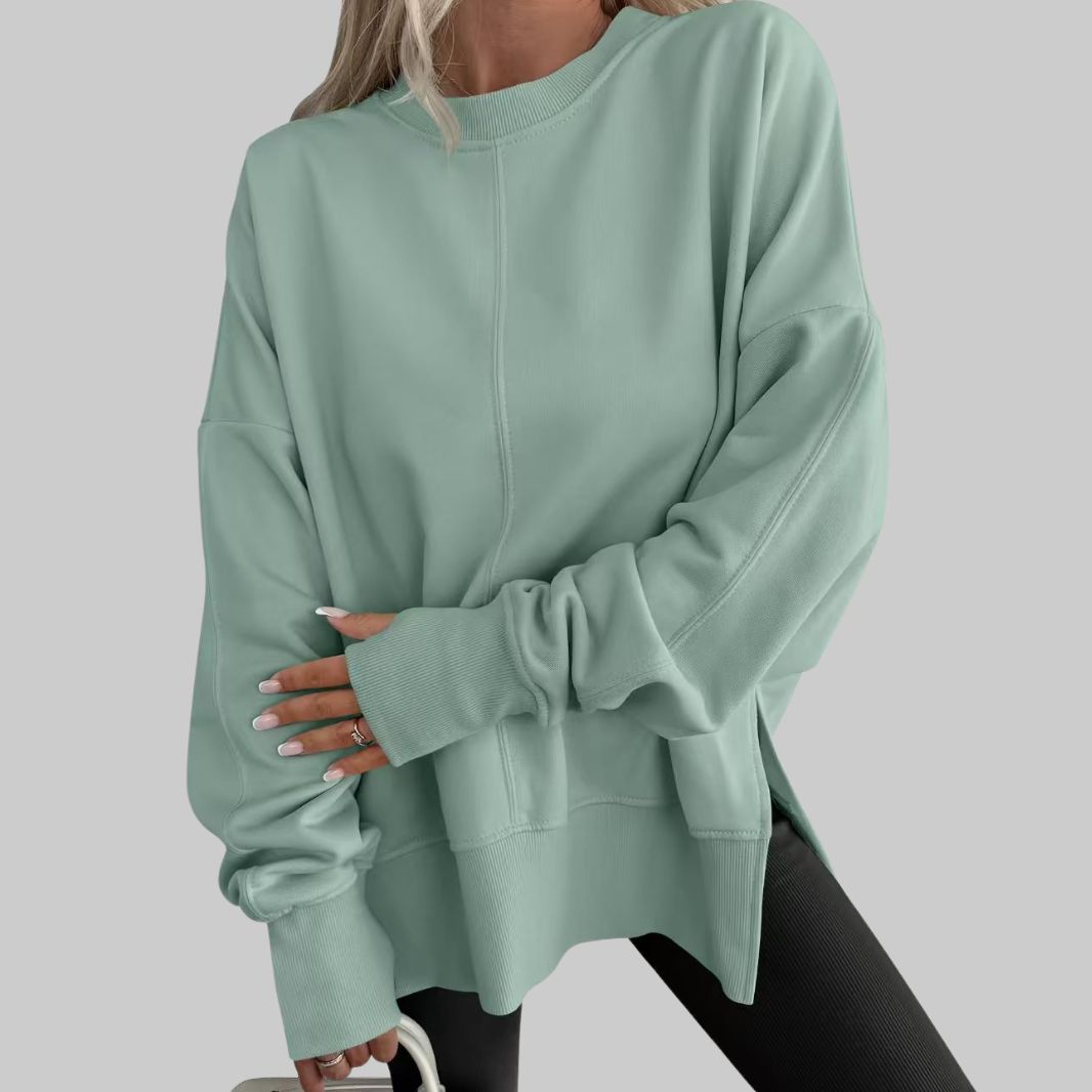 Mia™ | Oversized Long Sleeve Sweatshirt