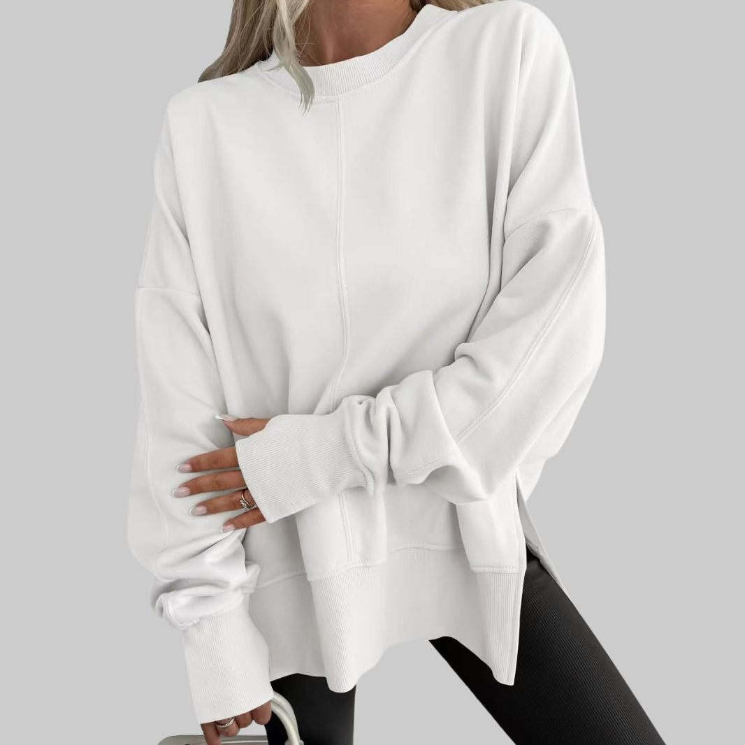 Mia™ | Oversized Long Sleeve Sweatshirt