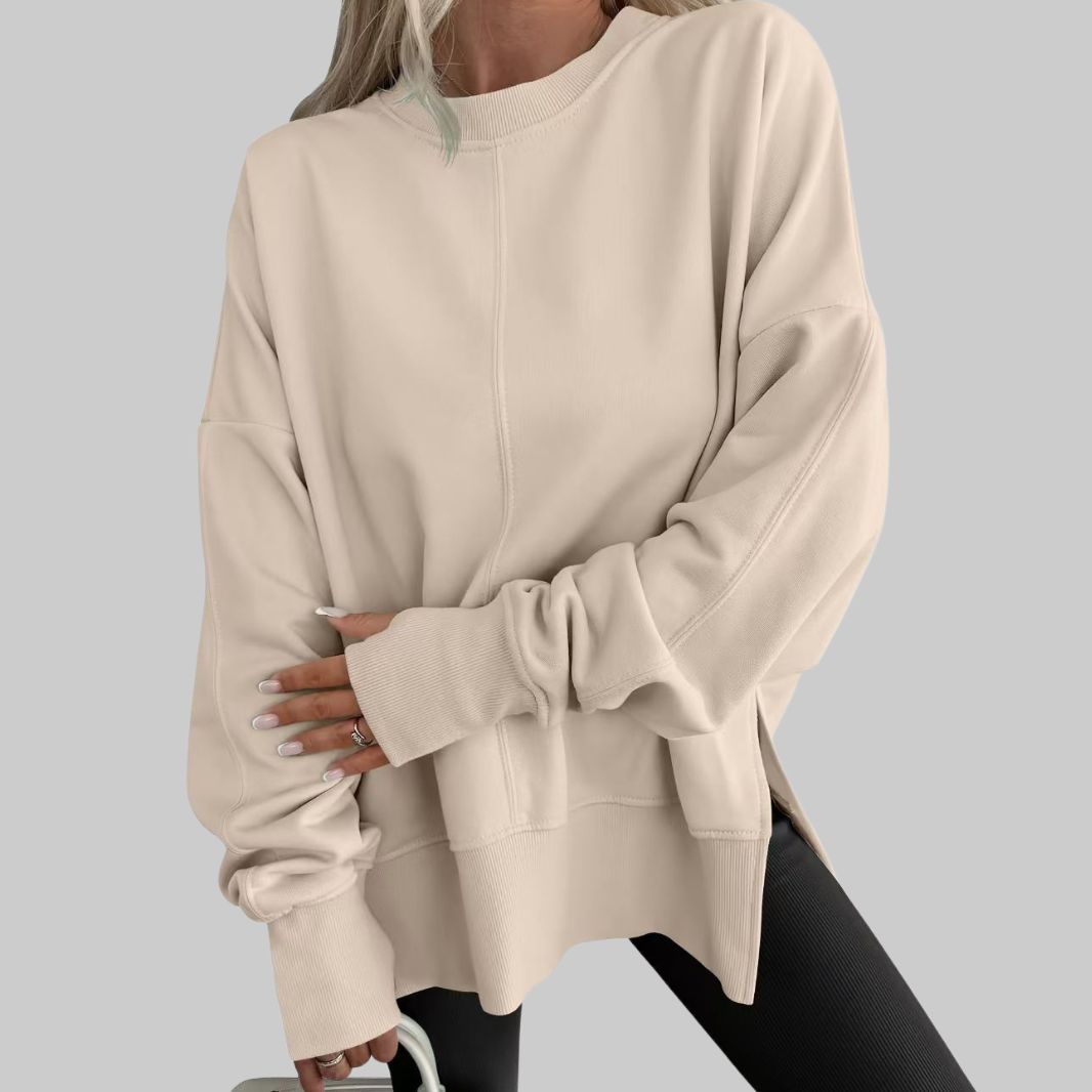 Mia™ | Oversized Long Sleeve Sweatshirt