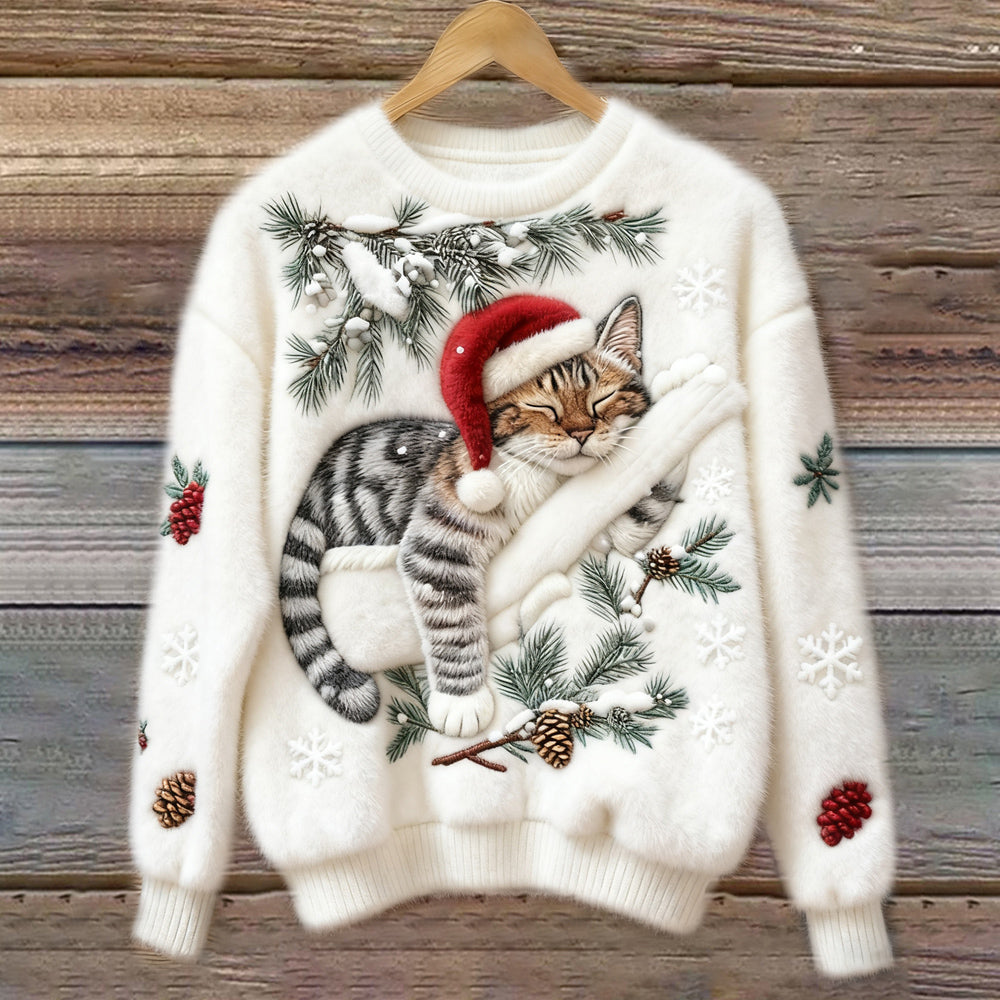 Hannah™ | Christmas Cat Sweater