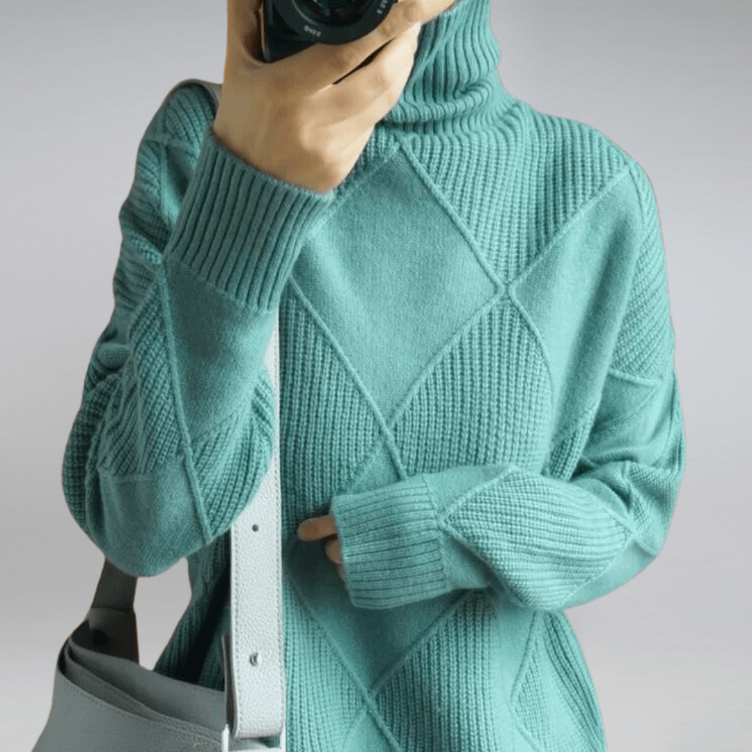 Isabella™ | Turtleneck Wool Sweater