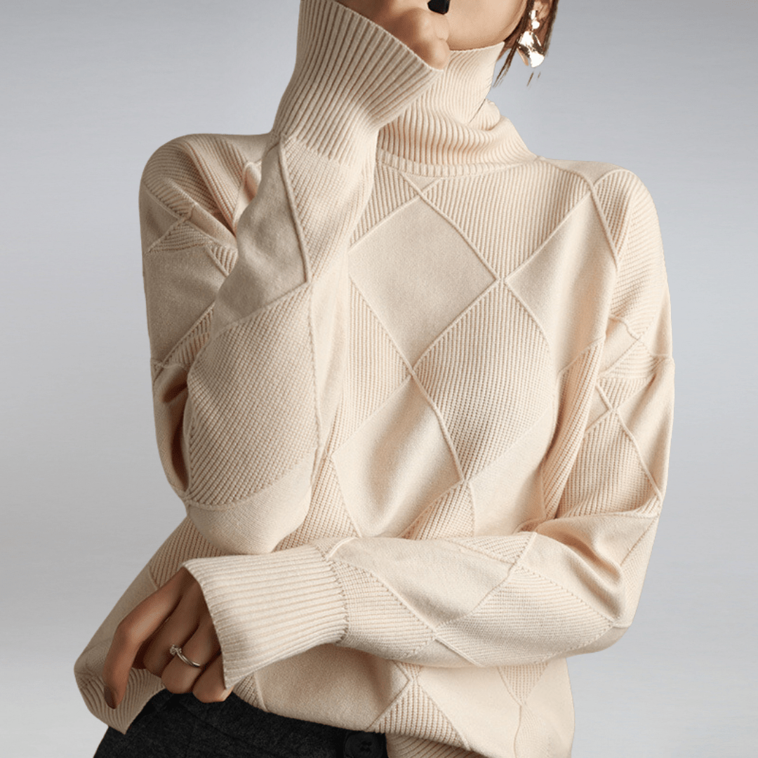 Isabella™ | Turtleneck Wool Sweater