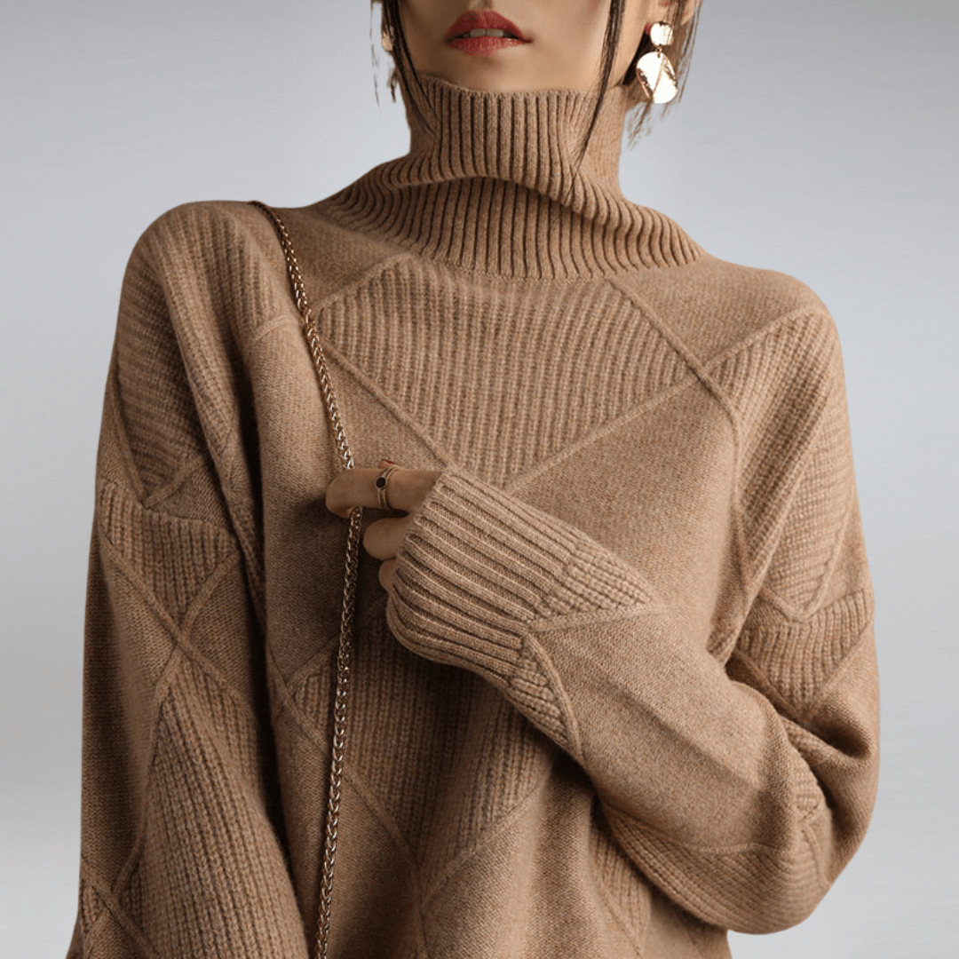Isabella™ | Turtleneck Wool Sweater