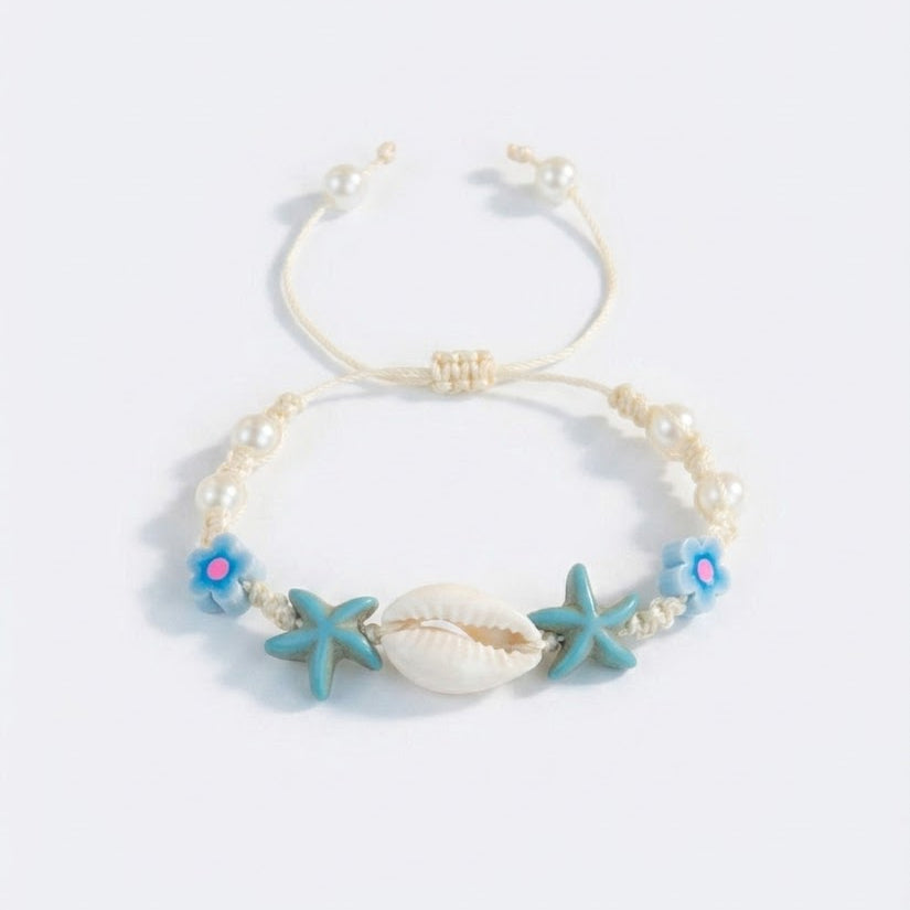 Bloom | Shell, Starfish & Flower Bracelet
