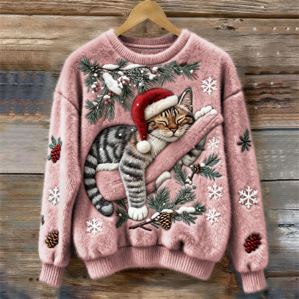 Hannah™ | Christmas Cat Sweater