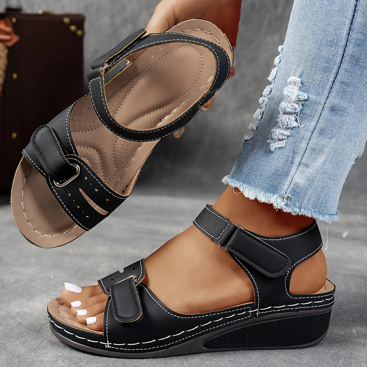 Nora | Orthopedic Comfort Wedge Sandal