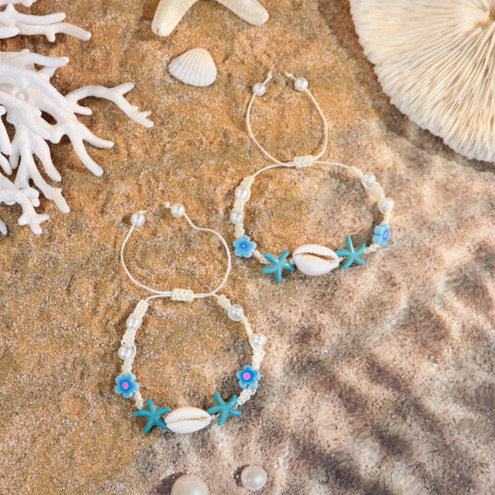 Bloom | Shell, Starfish & Flower Bracelet