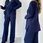 Nora | Ribbed Polo Collar Co-Ord Set