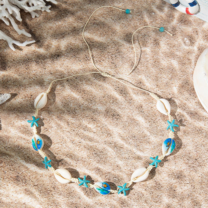 Oceana | Shell & Starfish Choker Necklace