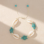 Turtle Bay | Shell & Sea Turtle Bracelet
