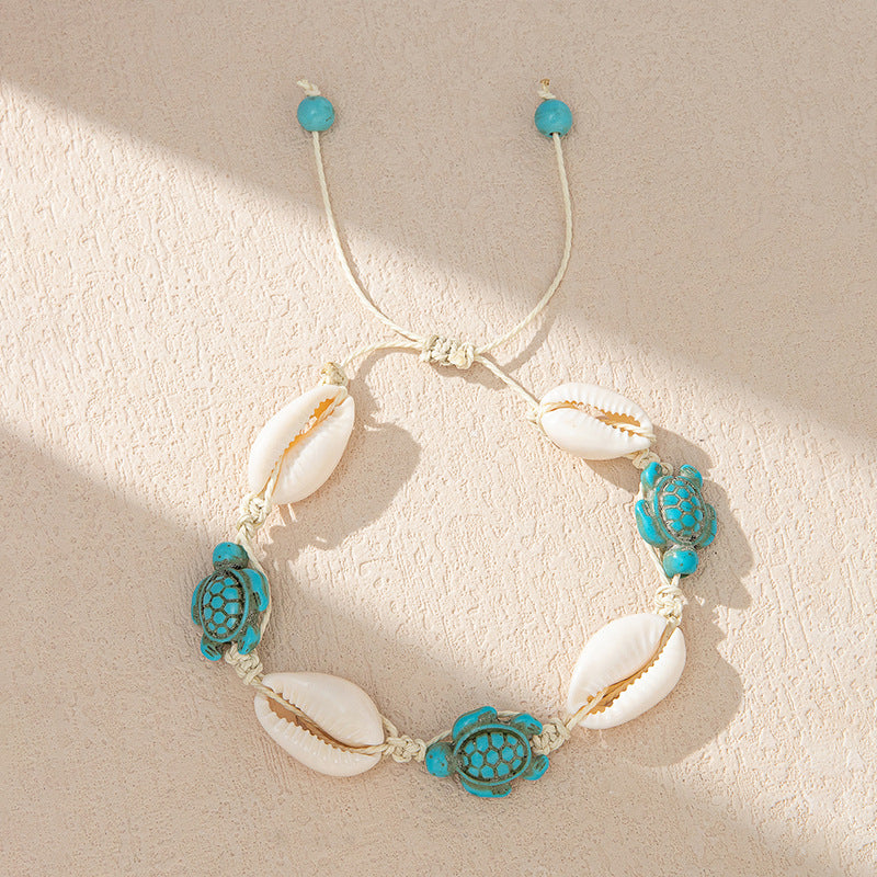 Turtle Bay | Shell & Sea Turtle Bracelet