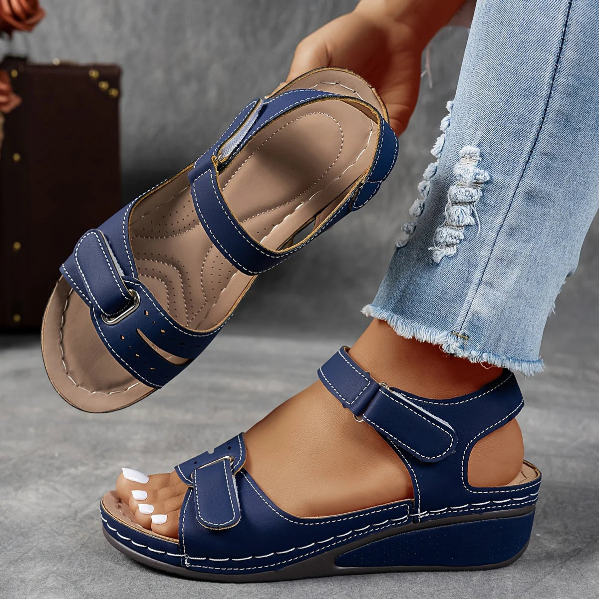 Nora | Orthopedic Comfort Wedge Sandal