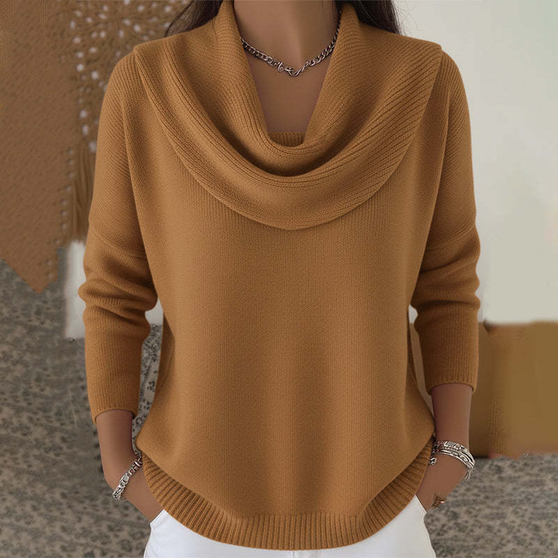 Celeste | Cowl Neck Knit Sweater