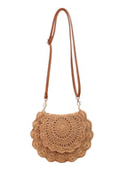 Soleil | Crochet Scallop Crossbody Bag