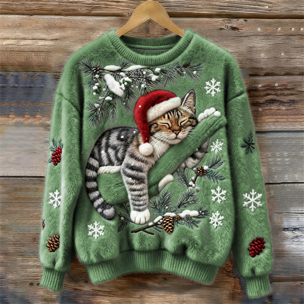 Hannah™ | Christmas Cat Sweater