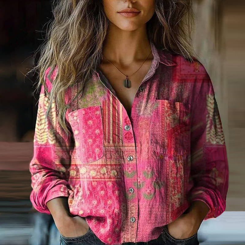 Lila™ | Classic Floral Printed Blouse