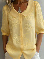 Isabella™ | Soft-Touch Floral Blouse