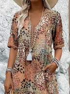 Andrea - Vibrant Midi Dress