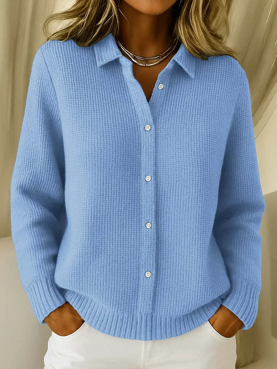 Lila™ | Knitted Collar Sweater