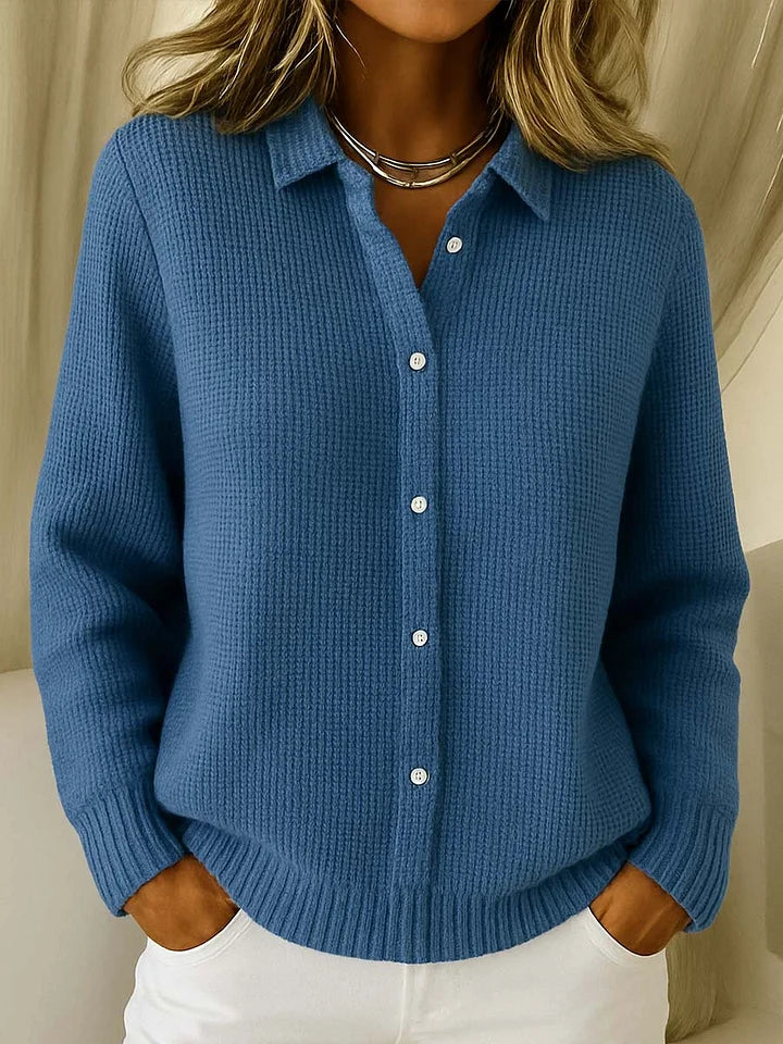 Lila™ | Knitted Collar Sweater