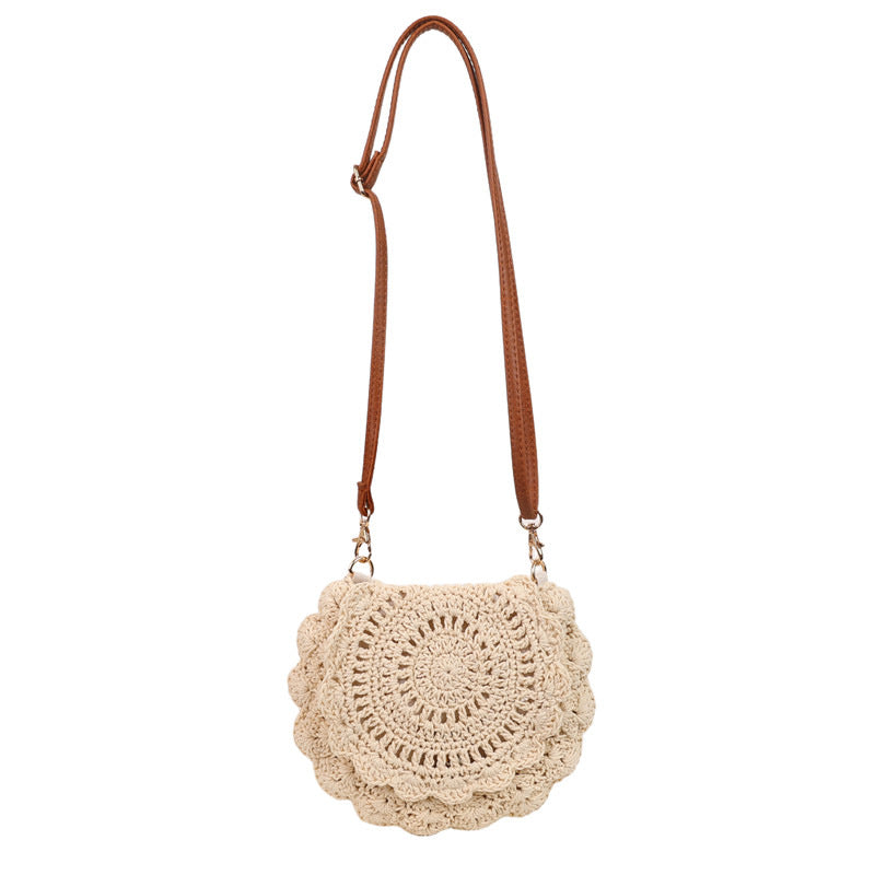 Soleil | Crochet Scallop Crossbody Bag