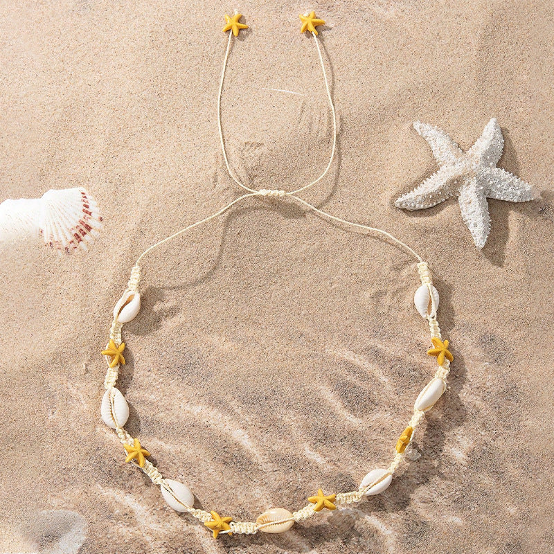 Oceana | Shell & Starfish Choker Necklace