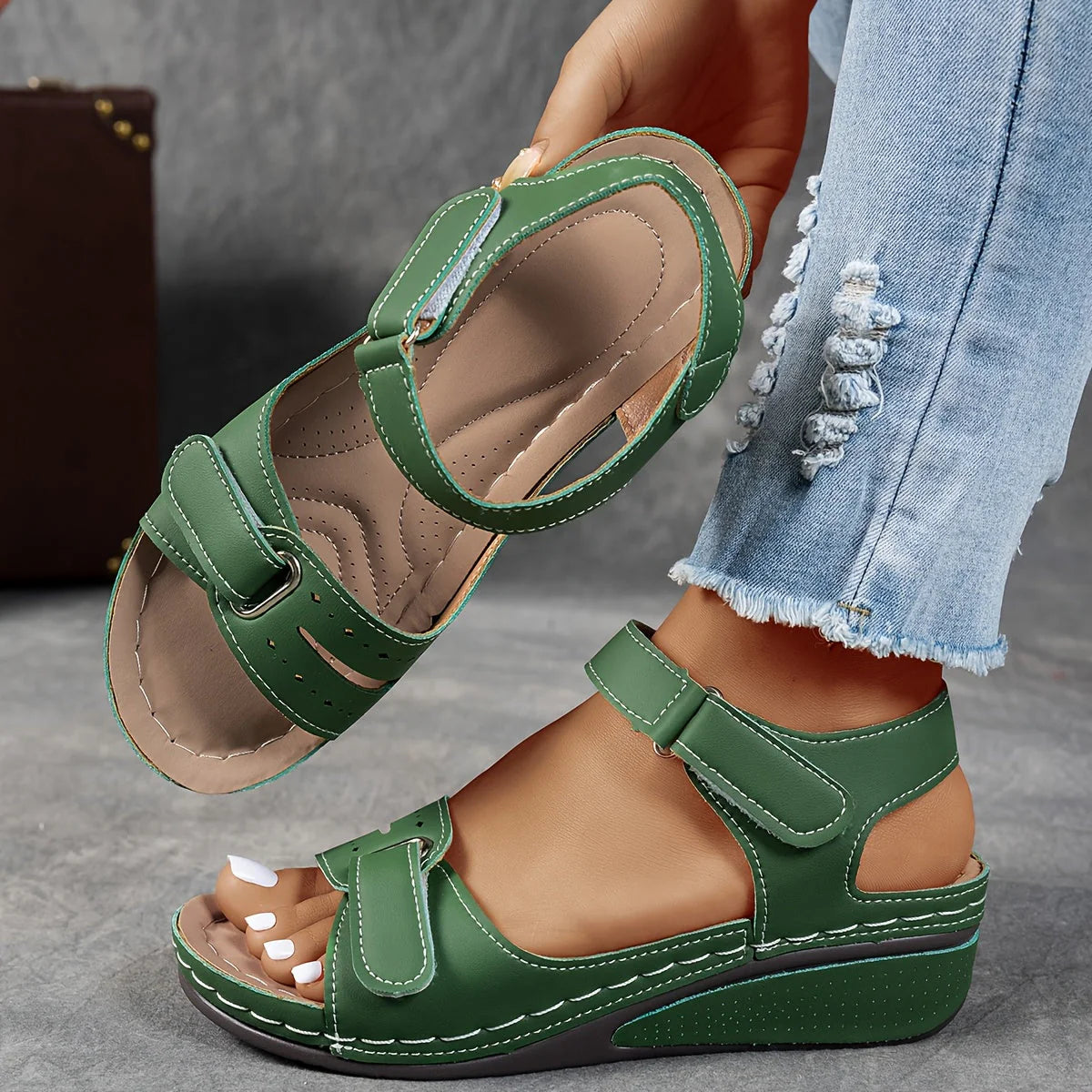 Nora | Orthopedic Comfort Wedge Sandal