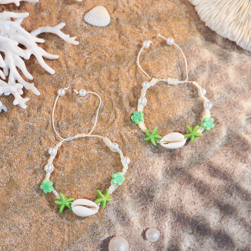 Bloom | Shell, Starfish & Flower Bracelet