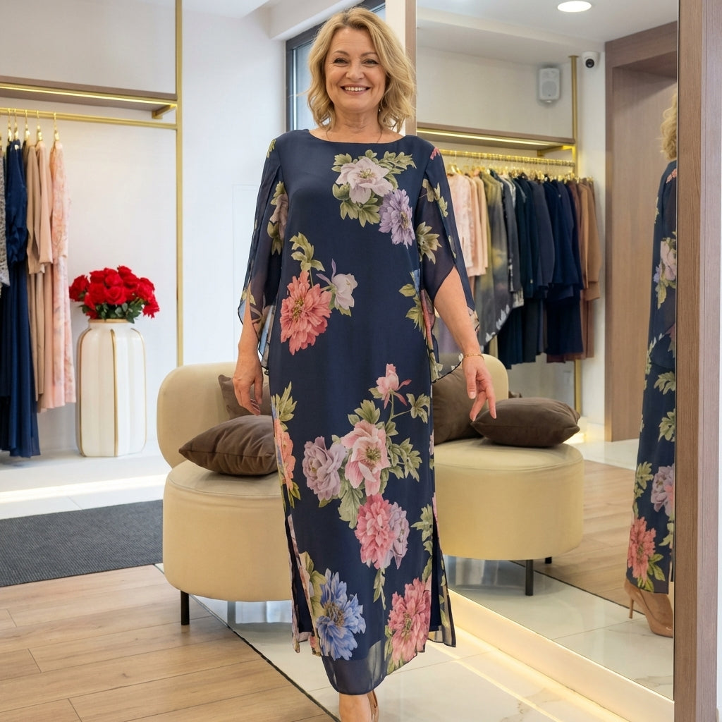 Yael – Maxi Dress with Floral Pattern
