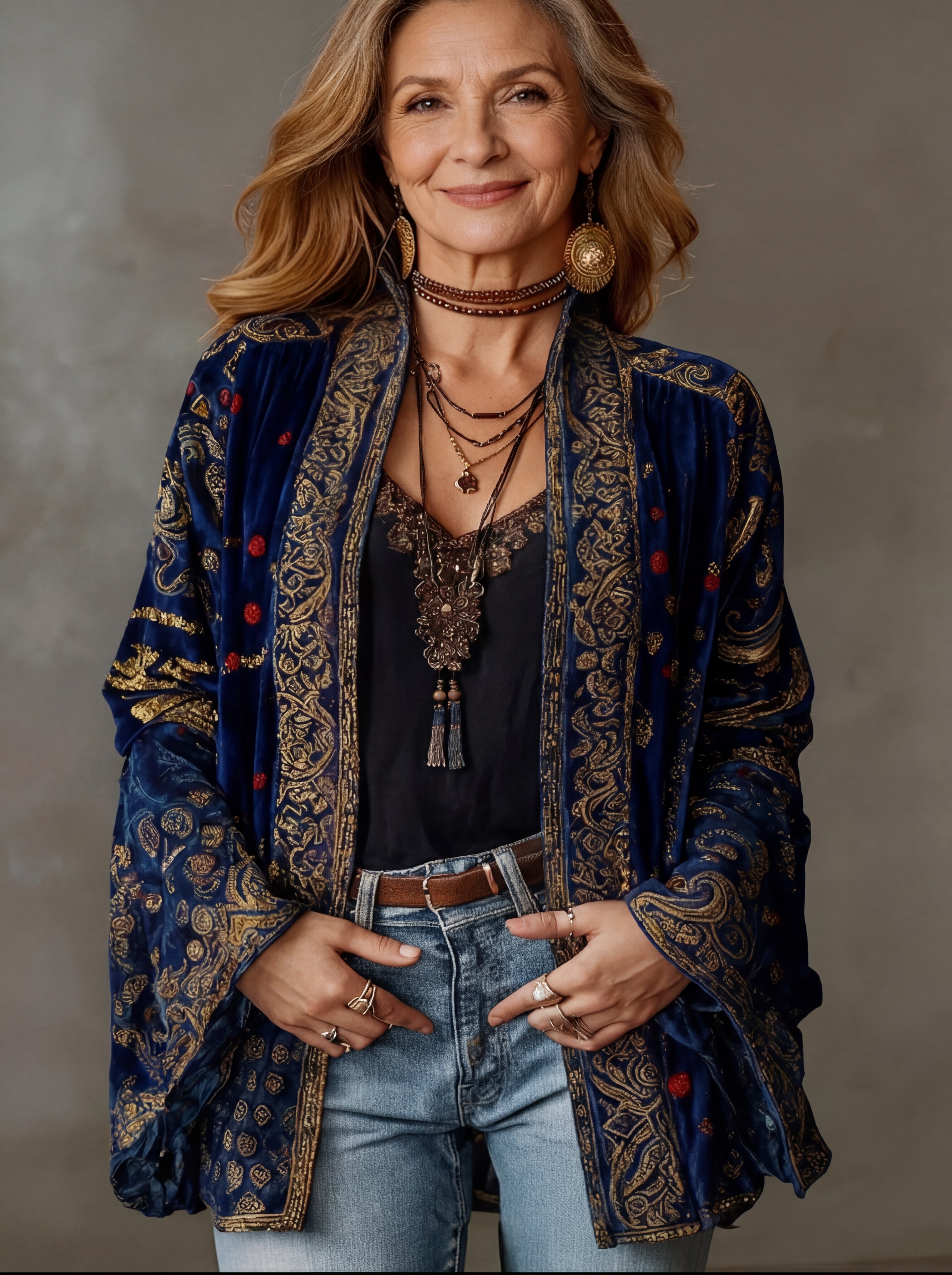 Kirra™ | Boho Embroidered Kimono