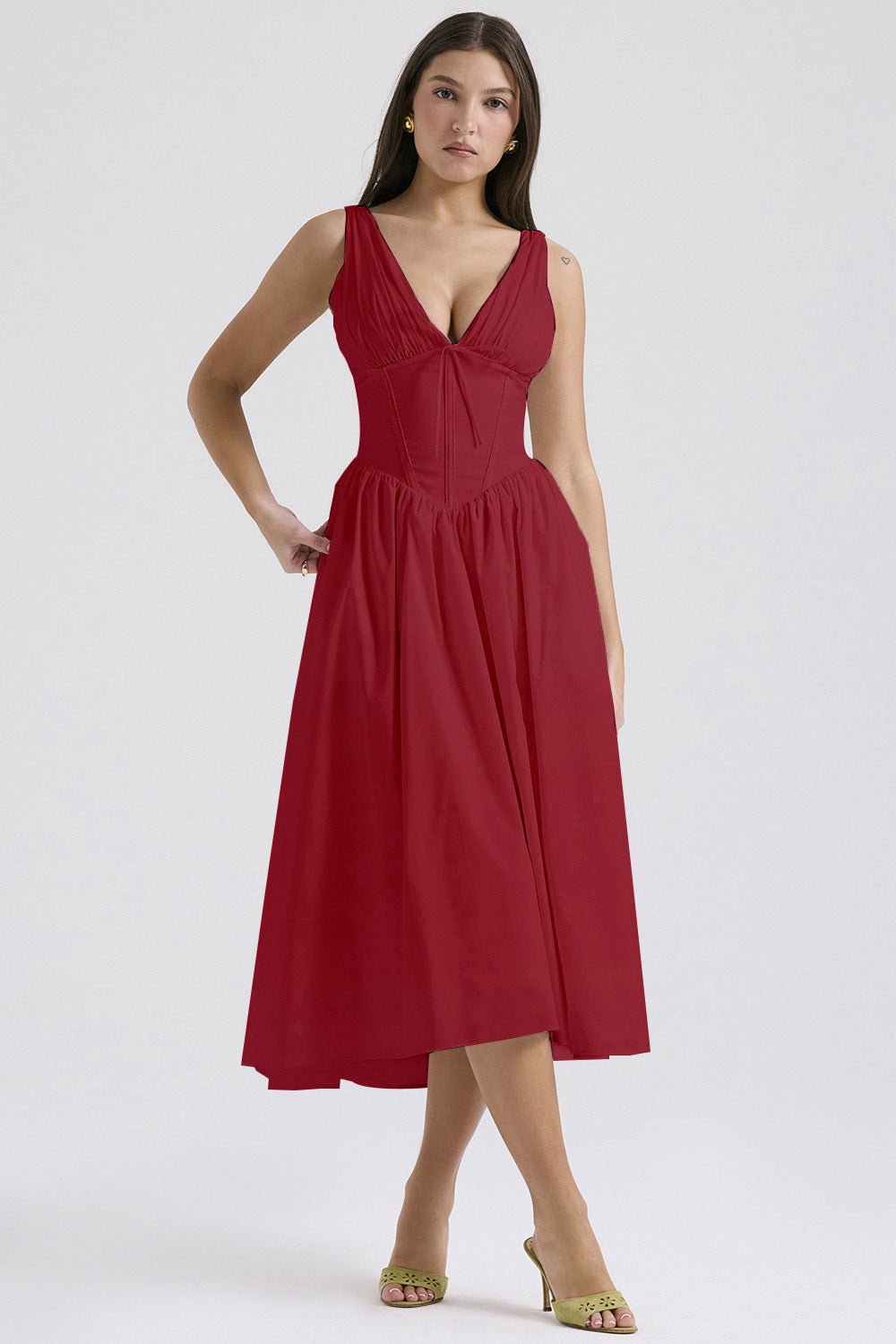 Anouk | Corset Midi Dress