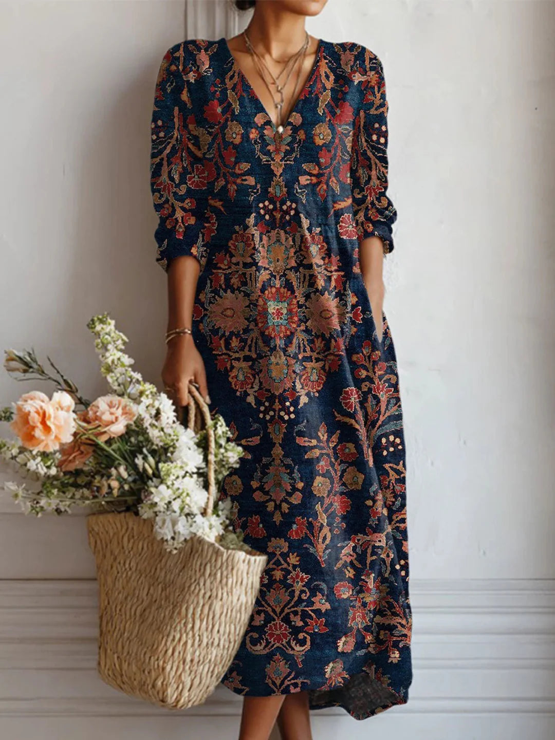 Esmeralda | Mosaic Maxi Dress