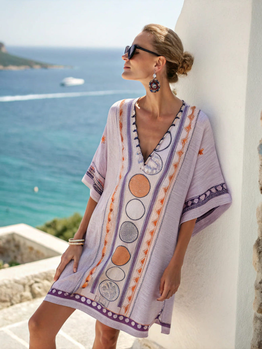 Mathilde | Lilac Beach Dress