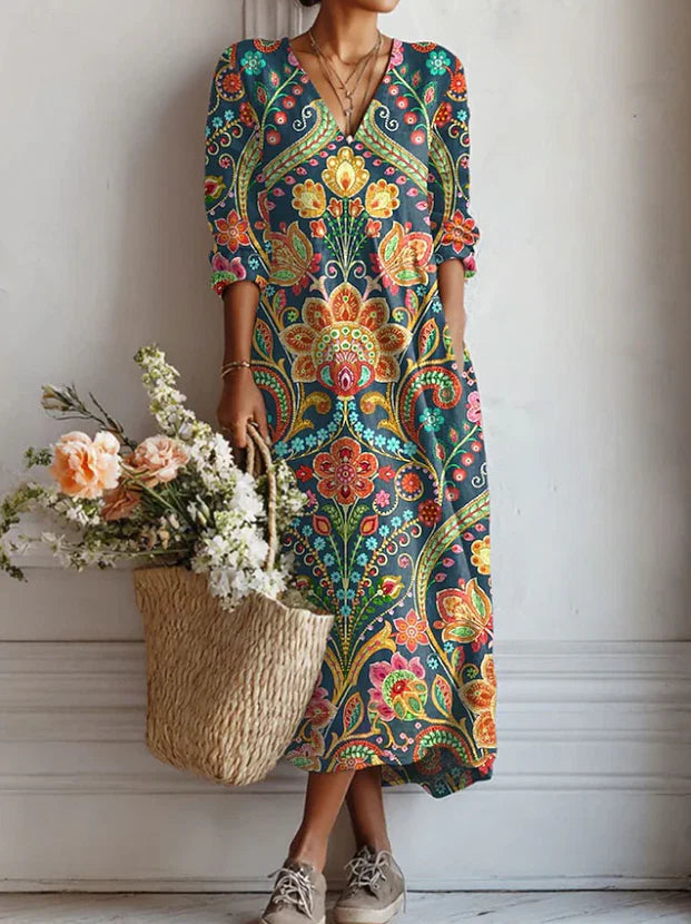 Indigo | Persian Maxi Dress