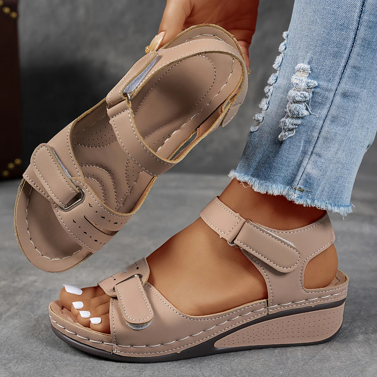 Nora | Orthopedic Comfort Wedge Sandal