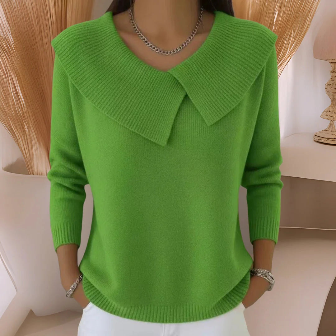 Colette | Collar Knit Sweater