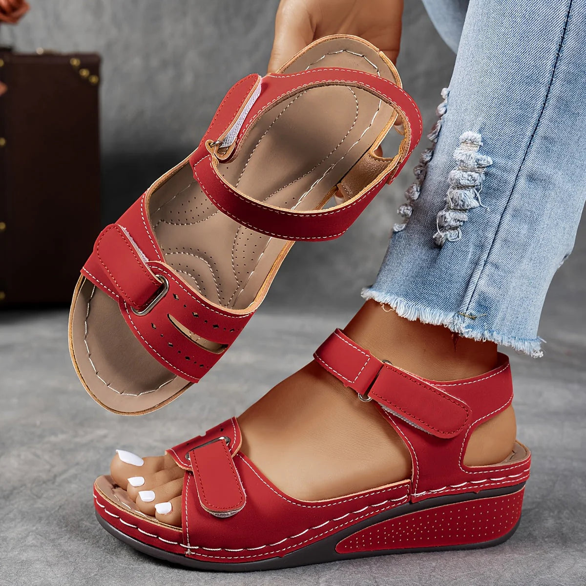 Nora | Orthopedic Comfort Wedge Sandal