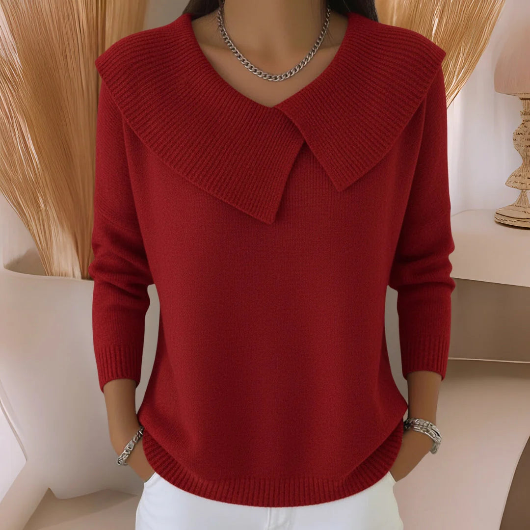 Colette | Collar Knit Sweater