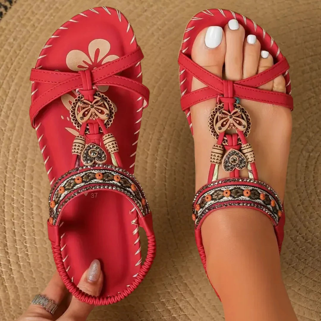 Zara | Boho Beaded Sandal