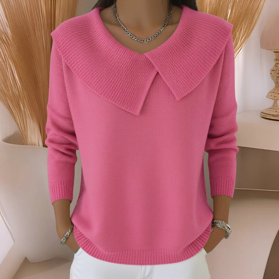Colette | Collar Knit Sweater