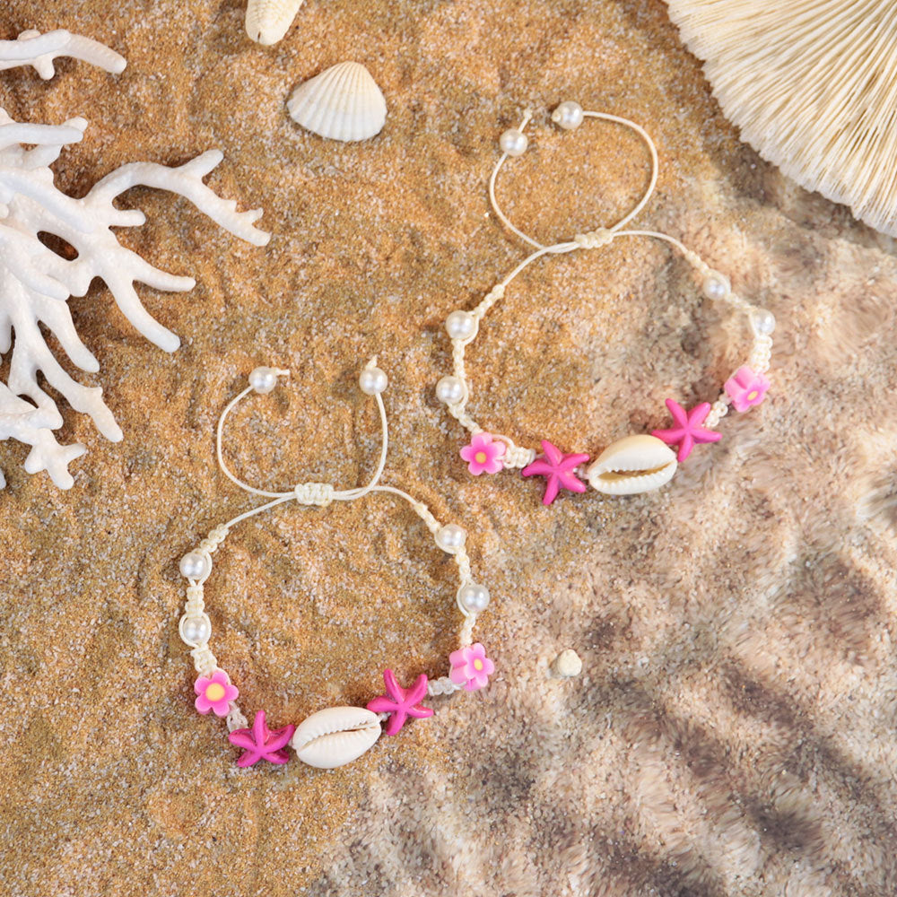 Bloom | Shell, Starfish & Flower Bracelet